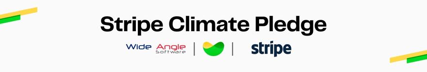 Wide Angle SoftwareがStripe Climate Pledgeと提携