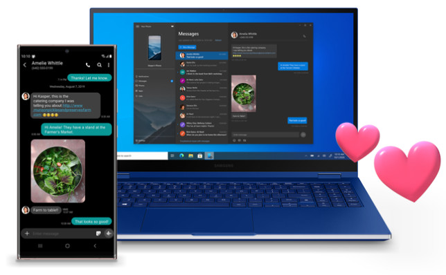 PCでAndroidテキストメッセージを表示 – Microsoft Your Phone